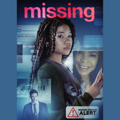 Missing Movie Poster with main character