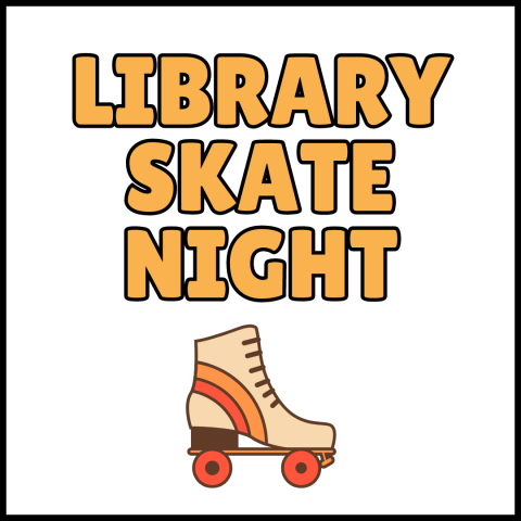 Library Skate Night with roller skate