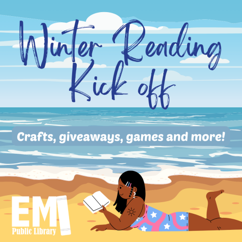 girl reading on beach