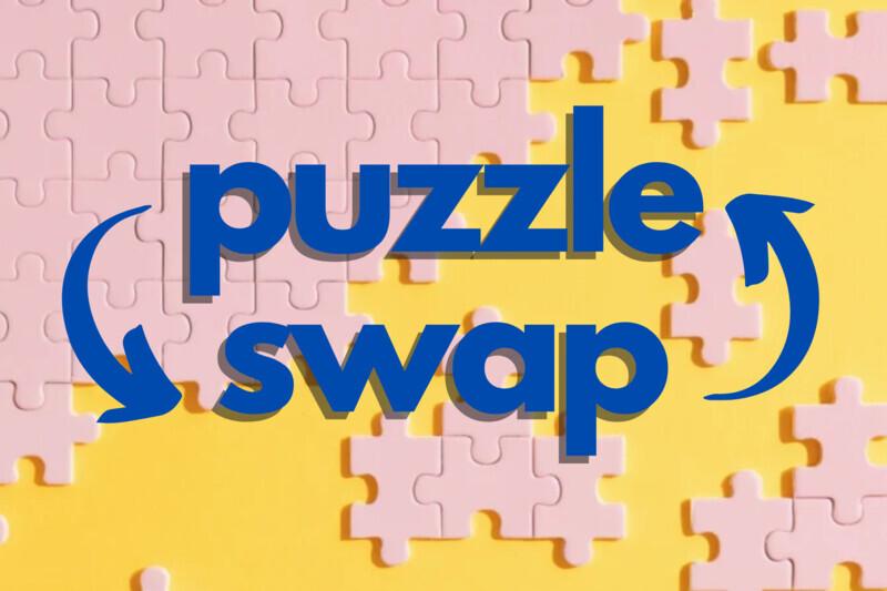 pink jigsaw puzzle